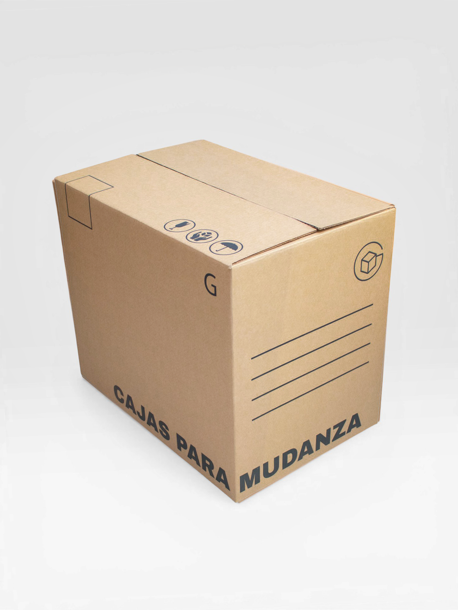 Caja Grande para Mudanza (60 x 40 x 50 cm)