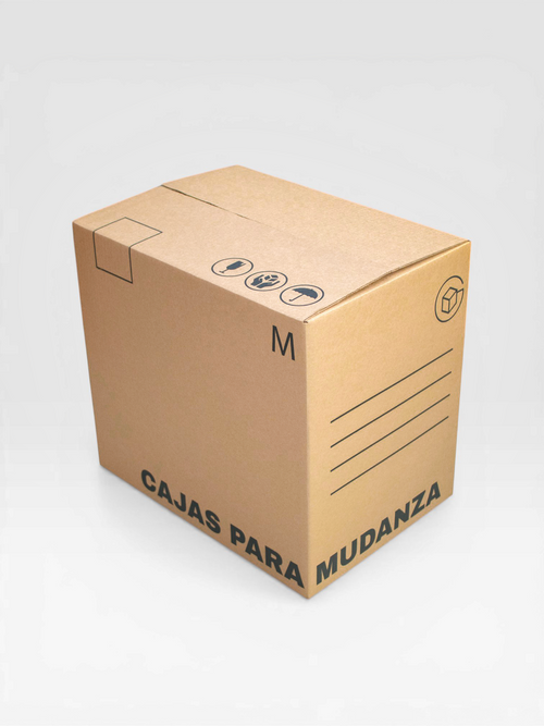 Caja Mediana para Mudanza (50 x 35 x 45 cm)